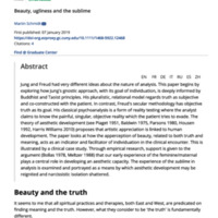 Beauty, ugliness, and the sublime